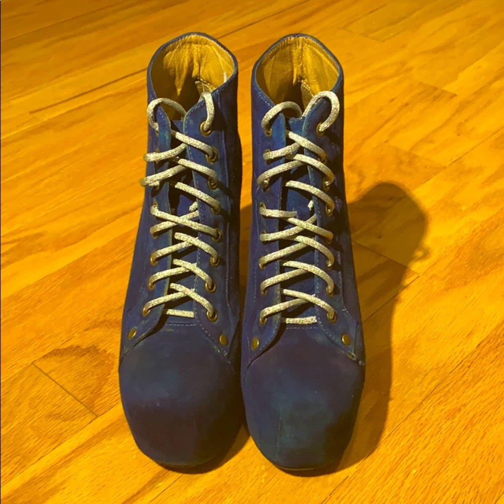 Jeffrey Campbell custom dyed Suede Litas - Picture 3 of 15